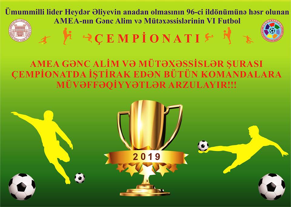 AMEA Gənc Alim və Mütəxəssislərin VI İnstitutlararası futbol çempionatının 1/2 finalçıları məlum oldu