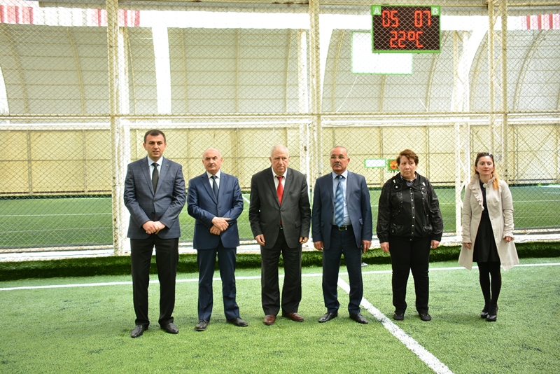 AMEA Gənc alim və mütəxəssislərinin IV Futbol Çempionatının start fiti çalındı