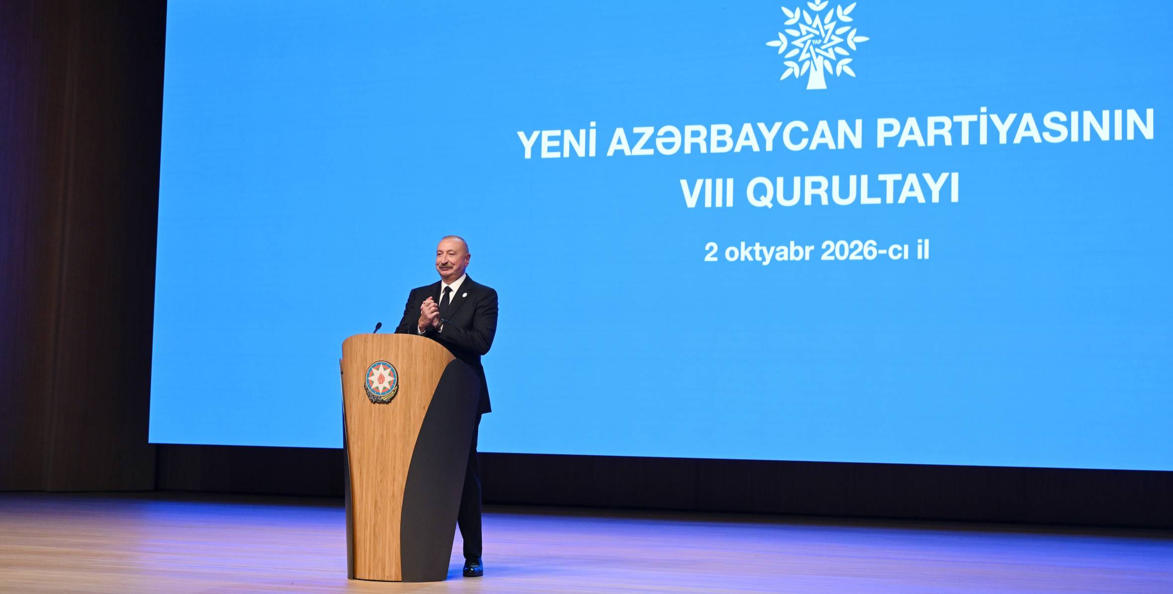 Yeni Azərbaycan Partiyasının VIII Qurultayı keçirilib