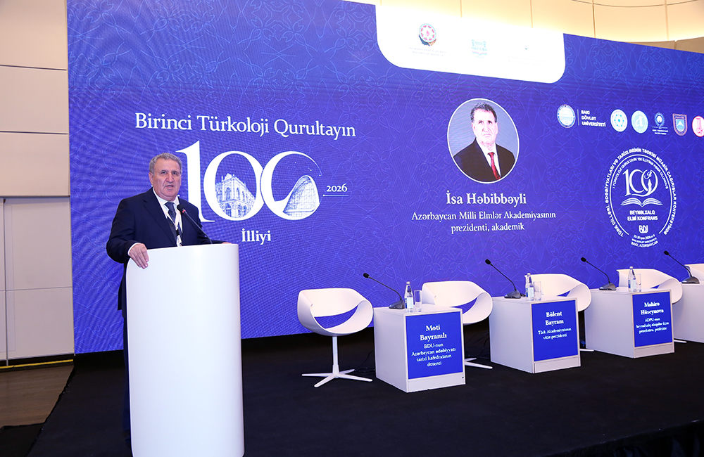 AMEA prezidenti: Birinci Türkoloji Qurultay Türk coğrafiyasının ilk mənəvi xəritəsini cızdı