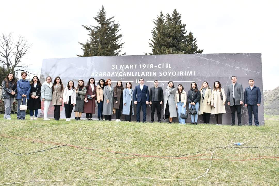 Gənc alimlər "Quba Soyqırımı Memorial Kompleksi"ni ziyarət etdilər