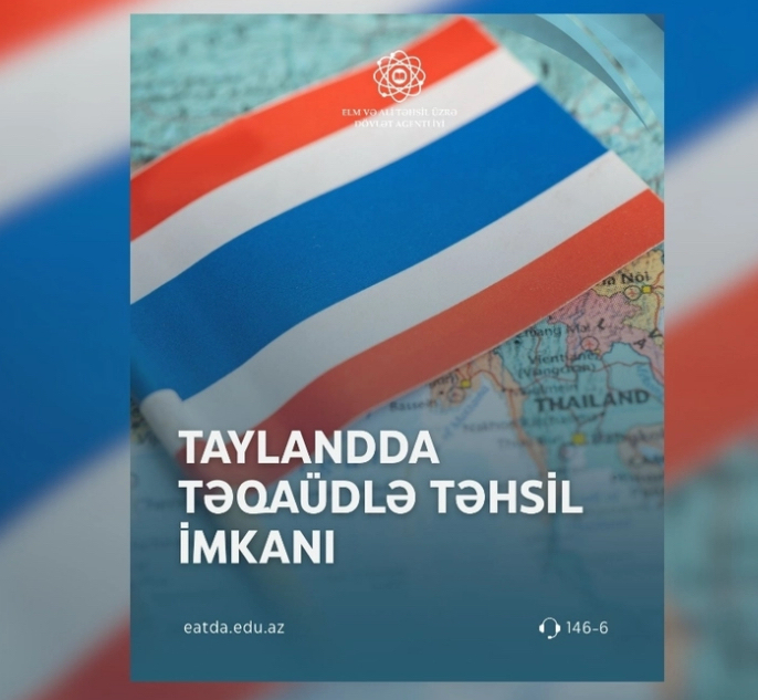 Taylandda təqaüdlə təhsil imkanı