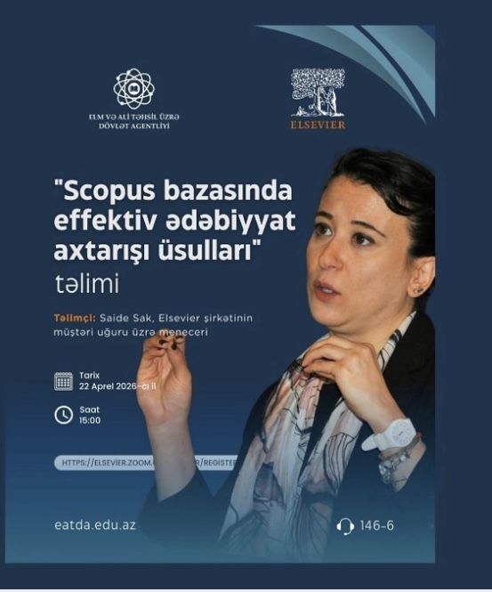 “Scopus bazasında effektiv ədəbiyyat axtarışı üsulları” təlimi
